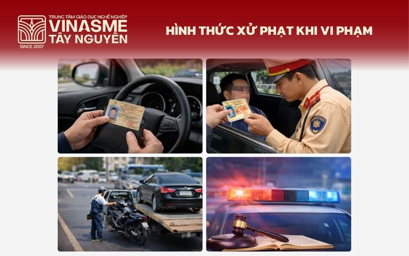 Hình thức xử phạt khi vi phạm