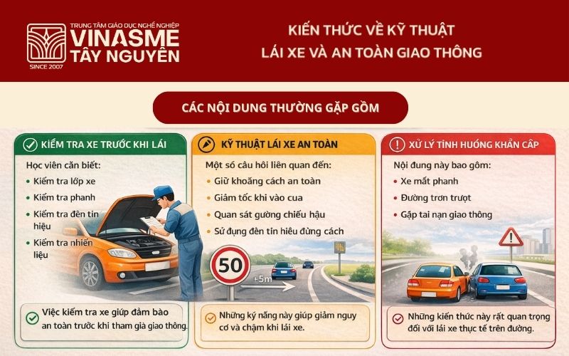 Kiến Thức Về Kỹ Thuật Lái Xe Và An Toàn Giao Thông