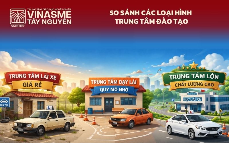 So sánh các loại hình trung tâm đào tạo