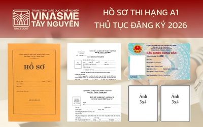 Hồ sơ thi hạng A1-Thủ tục đăng ký 2026