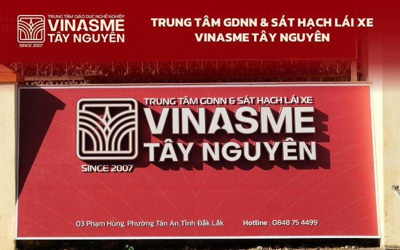 Trung tâm gdnn & sát hạch lái xe vinasme tây nguyên