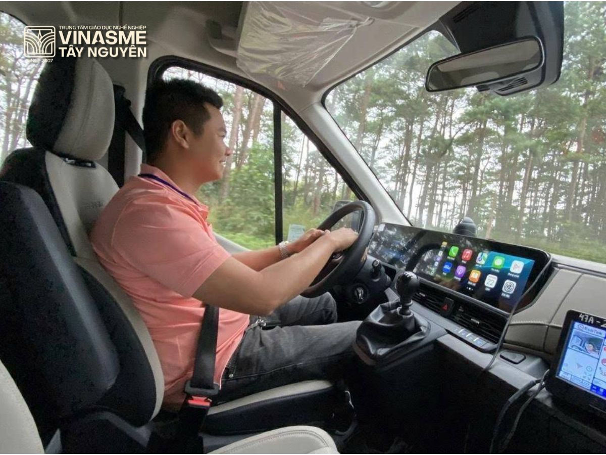 Thi sát hạch lái xe tại Vinasme Tây Nguyên