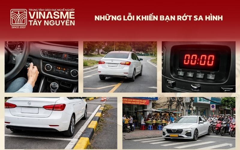 Những Lỗi Khiến Bạn Rớt Sa Hình