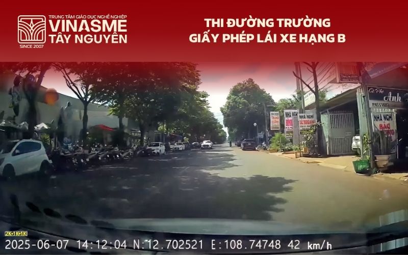 Thi Đường Trường giấy phép lái xe hạng B